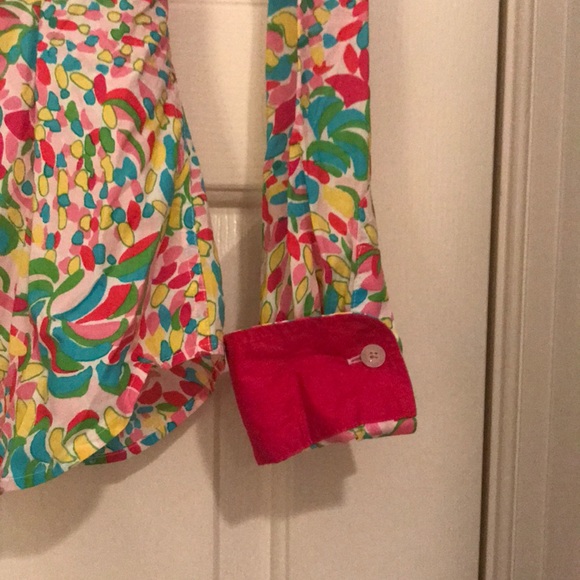 NWT Lilly Pulitzer Button Down Blouse Size 0 - Picture 4 of 7